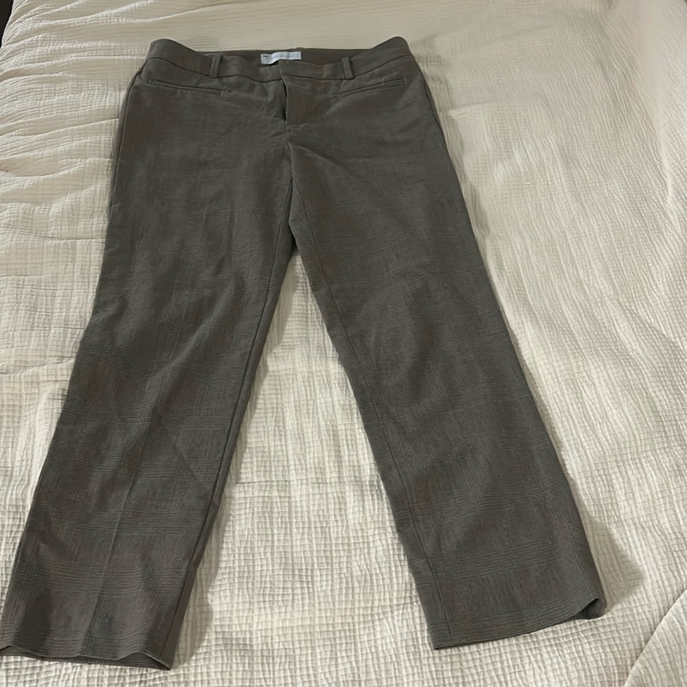 gap slim cropped straight leg trouser pants